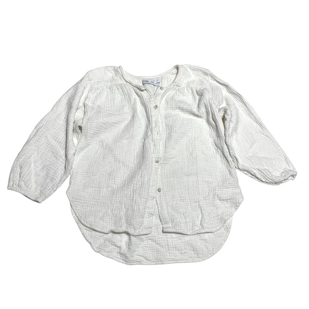 Zara Kids‎ White Muslin Blouse
